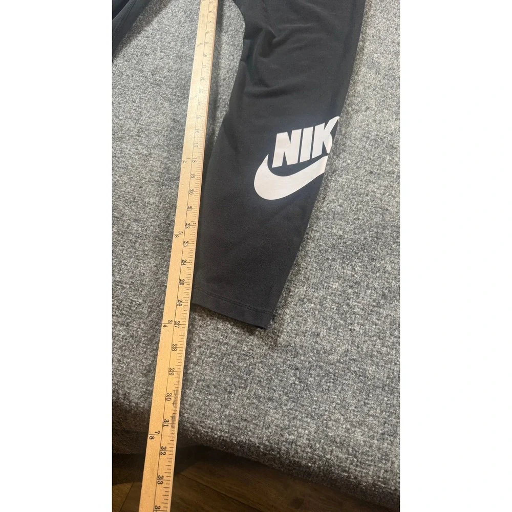 Nike Sportswear Women Black Futura Logo Leggings Size XL Activewear